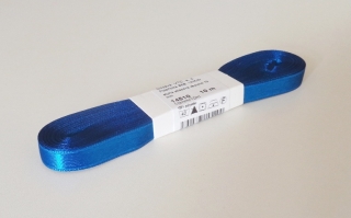 Stuha atlasová 10 mm sytě modrá 548 - 10 m
