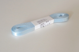 Stuha atlasová 10 mm bledě modrá 550 - 10 m